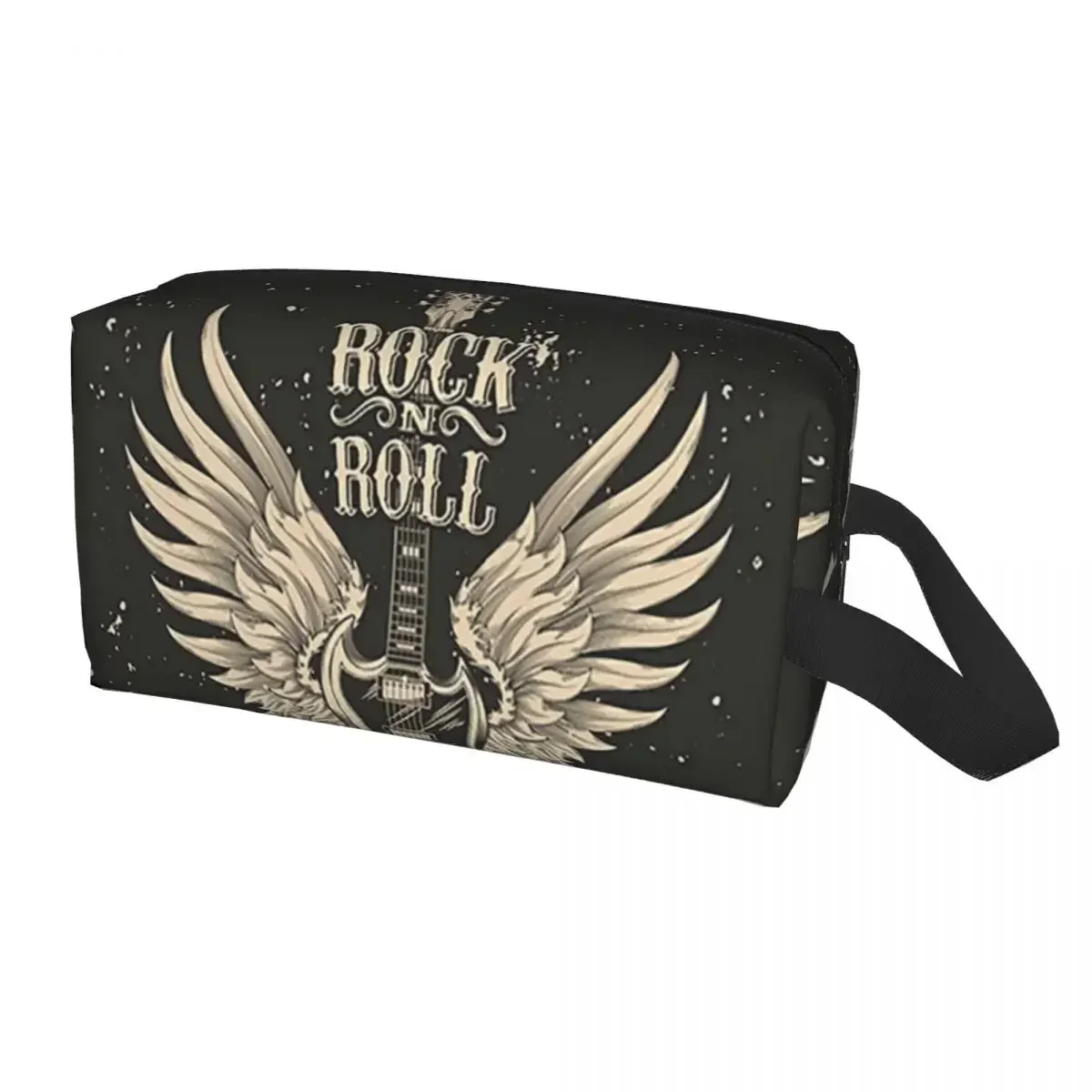 حقيبة أدوات الزينة للسفر من روك آند رول للنساء، منظم مستحضرات التجميل الكلاسيكي للجيتار، مجموعة أدوات تخزين مستحضرات التجميل #3