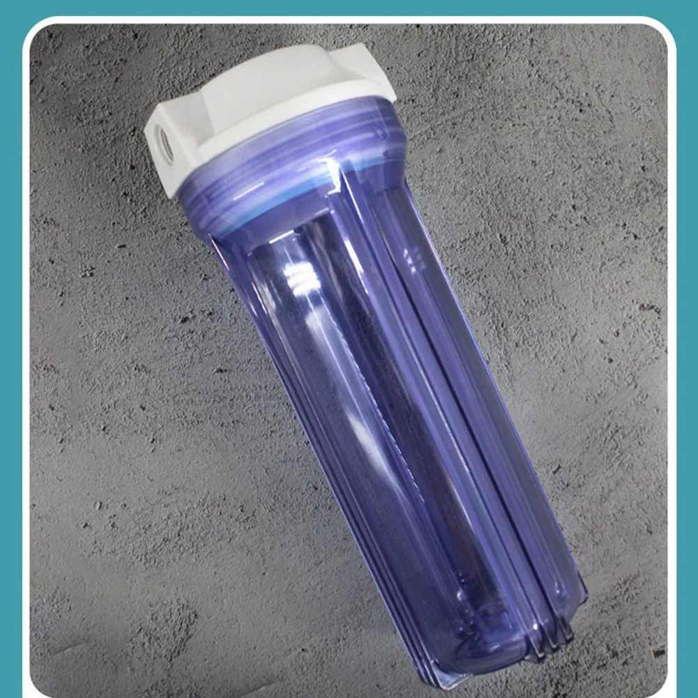 10Inch Prefilter Water Filter Bottle Explosion-Proof Bottle Water Filter Parts Connector G1/2Inch Interface Filter Shell