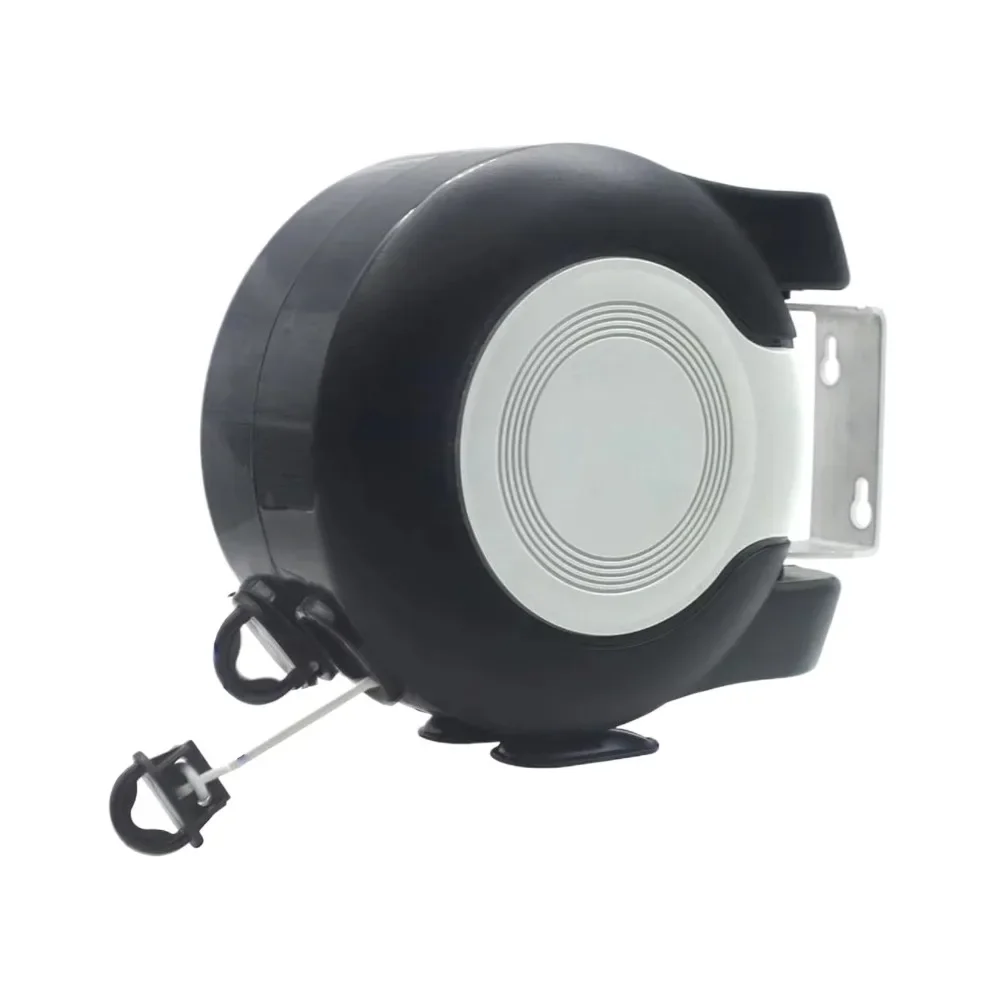 Adjustable Wall-Mounted Clothesline Maximum Drying Space 13m Length Double Drying Line Stable Retractable Design