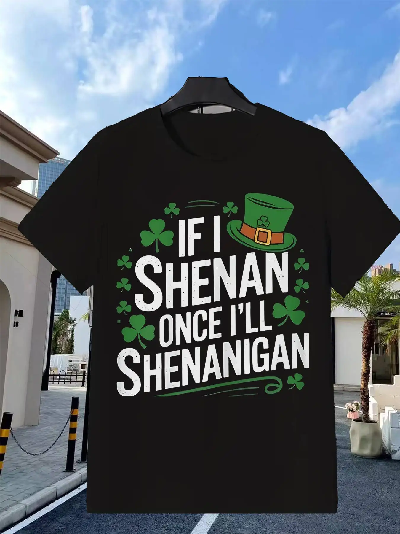 

St. Patrick's Day T-Shirt | Green "If I Broke Shenanigan in One Time",