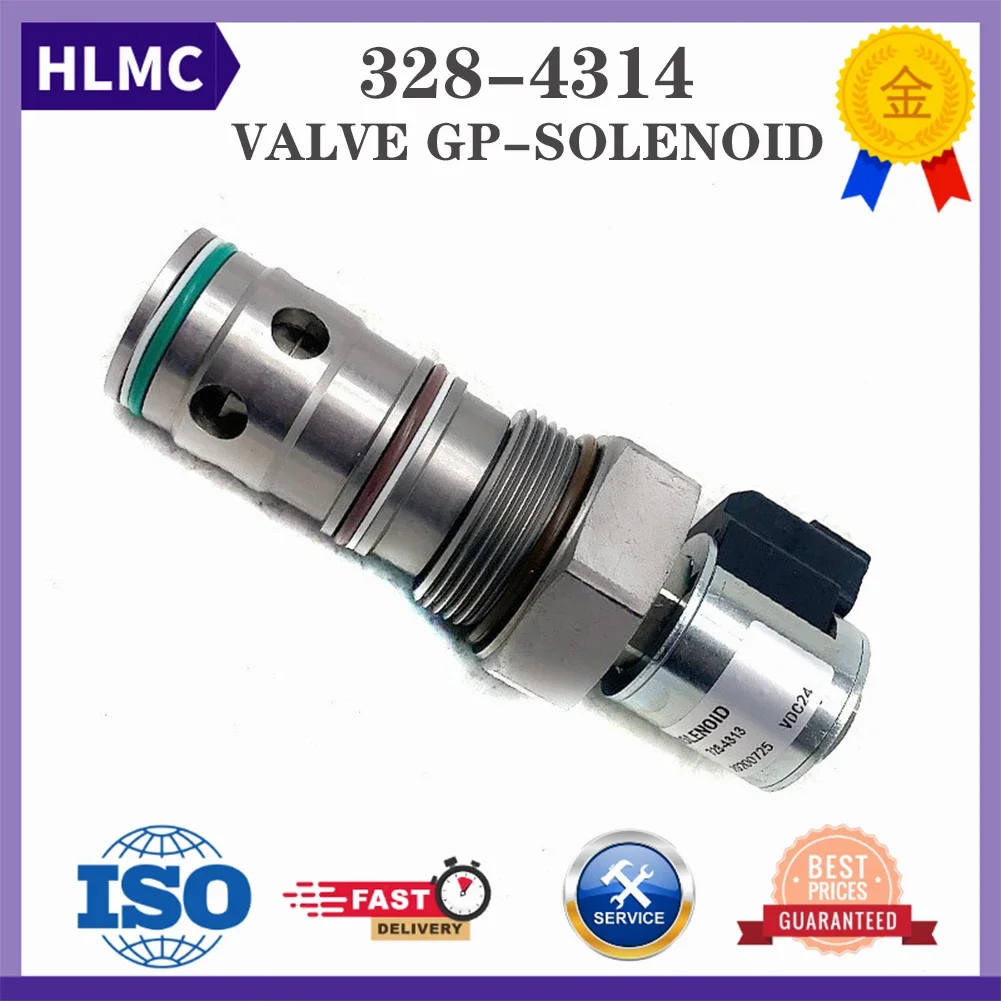 Fuel Shutdown Solenoid  Diesel Engine SEBP3874 CA328-4314 328-4314 621H 950H 950K 962H 962K 966H 966K 972H 972K 3284314