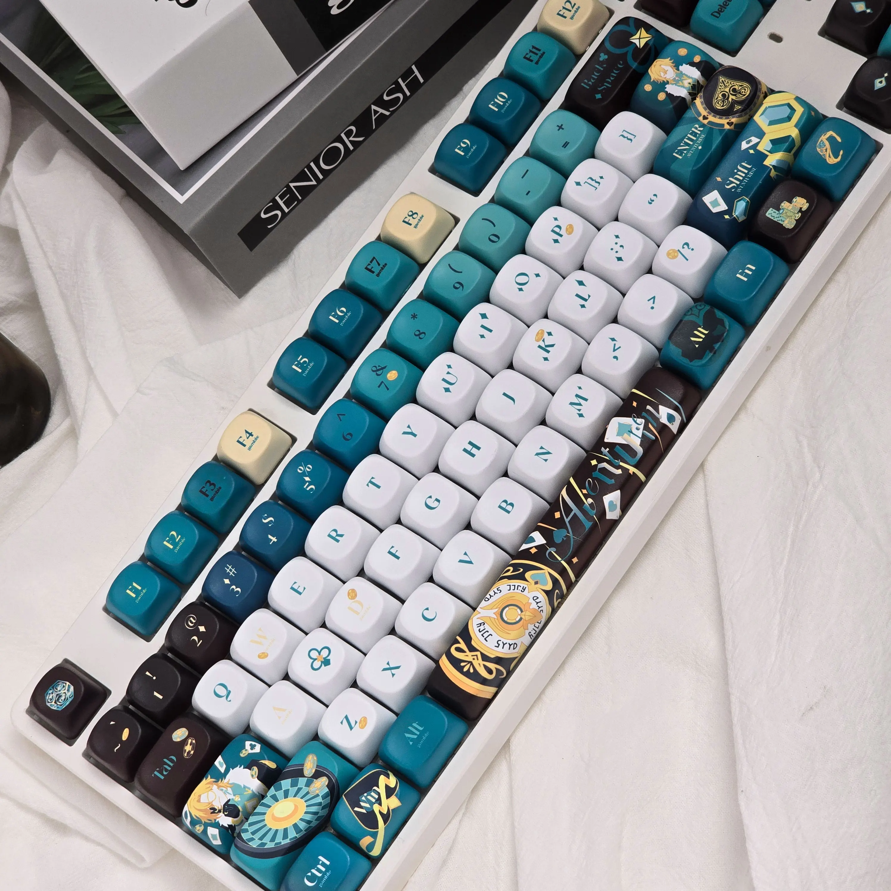 120キー ホンカイ・スターレイル アベンチュリン キーキャップ PBT昇華