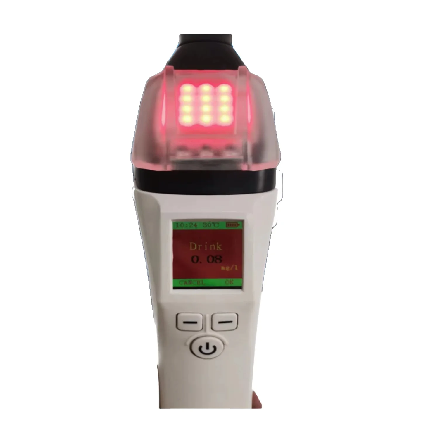 AT7000 Alcoholic  Breathalyzer with Digital Display Portable Rechargeable Ability for Drivers and Party