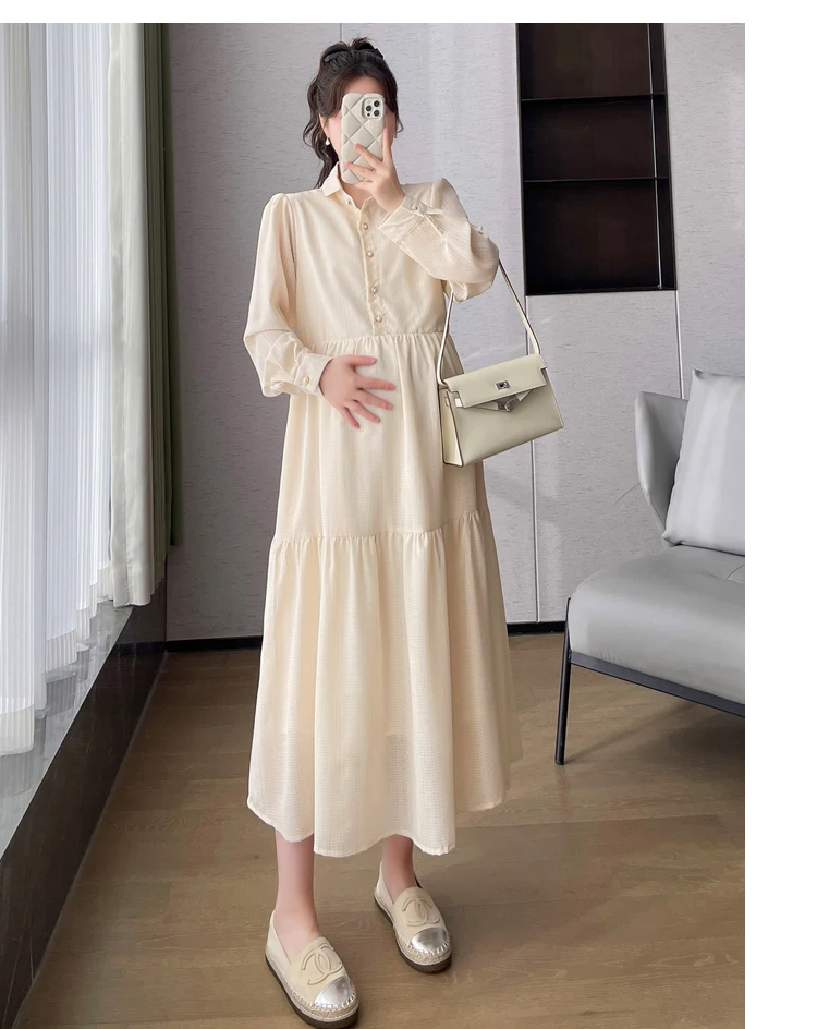sachin and babi light blue dress Floral Chiffon Cheongsam Dress Long and Breathable Qipao with Flared Sleeves Yellow / L
