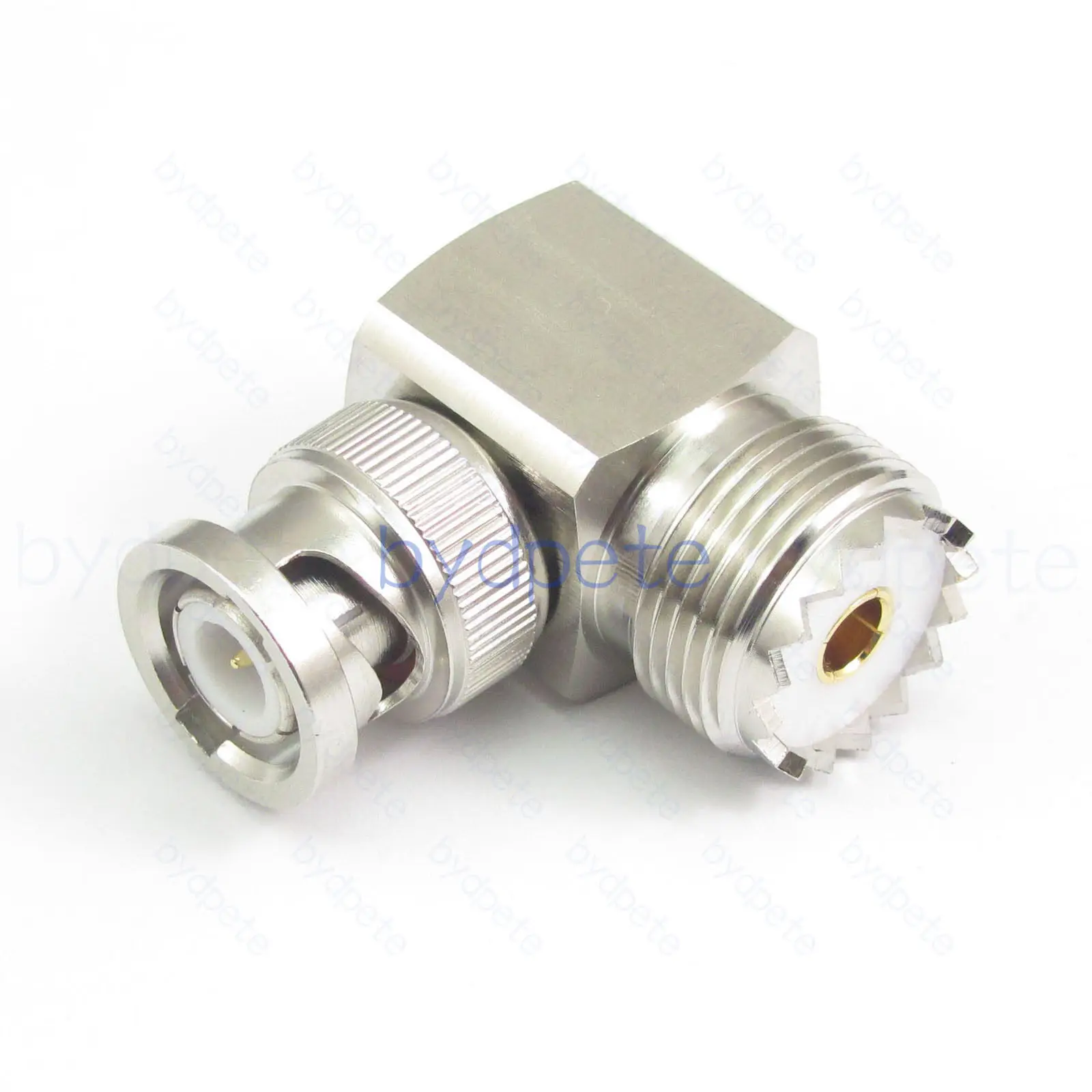 

New BNC Male to UHF Female SO239 Right Angle 90 Degree Deg RF Connector Adapter Tanger