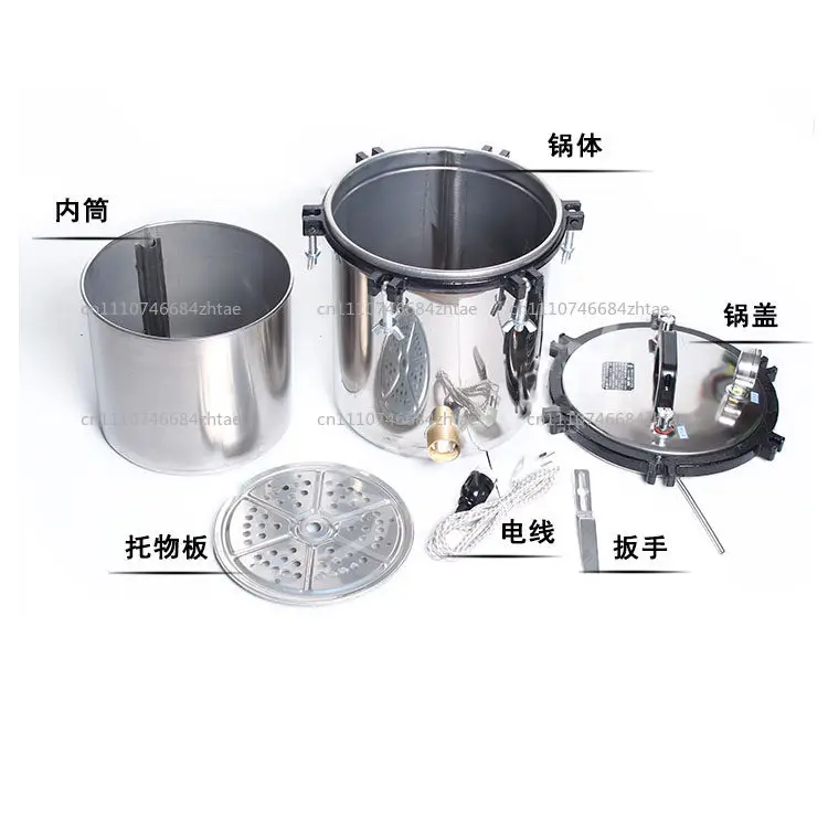 【Best-selling】Portable 18L High-Pressure Autoclave Machine Hospital And Laboratory Steam Sterilizer Equipment For Veterinary Ins