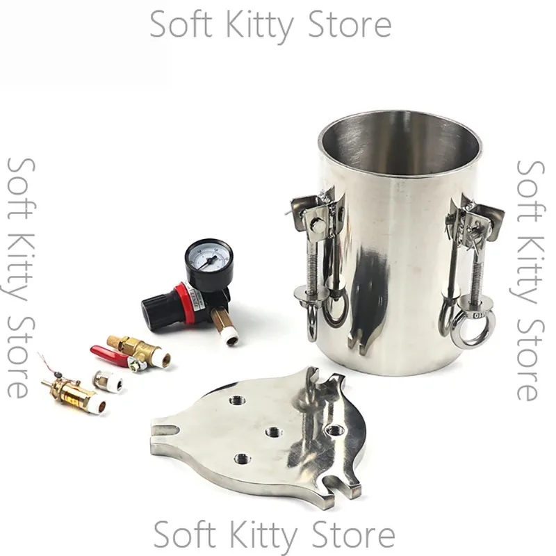 3L Dispenser Pressure Tank 304 Stainless Steel Pressure Barrel Dispensing Valve Fluid Dispensing Storage Bucket