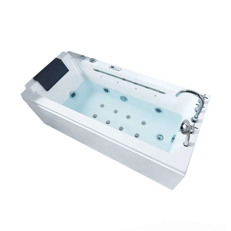 Acrylic Surf Jacuzzi Single Intelligent Thermostatic Heating Great Waterfall Thermostatic Bath Adult Home