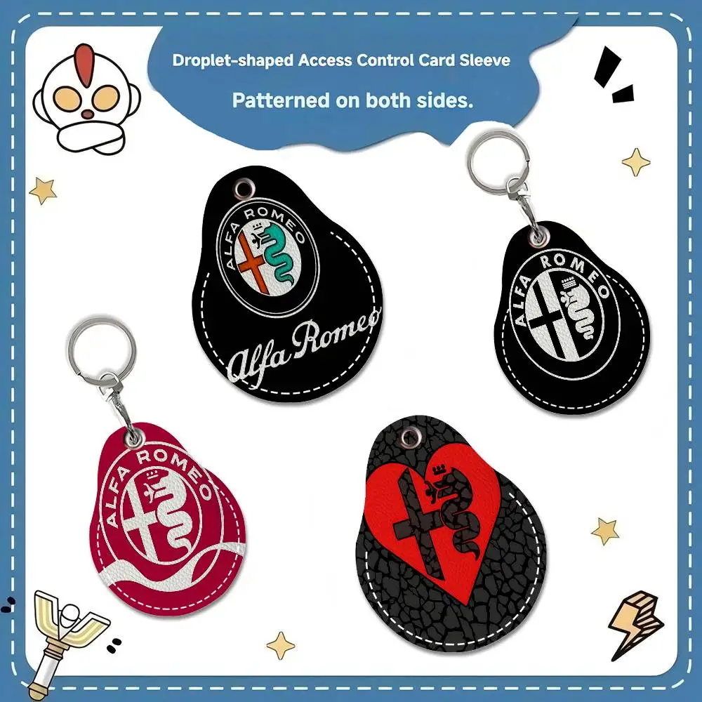 Hot Car A-Alfa Cool R-Romeoes Access Card Holder Protective Cover Elevator Proximity Card Case Pet Tracking Device Case