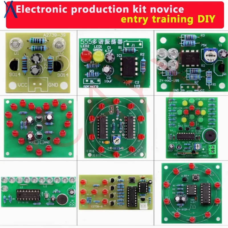 

soldering kit Electronic DIY production kit novice hands-on training introductory soldering practice circuit board teaching