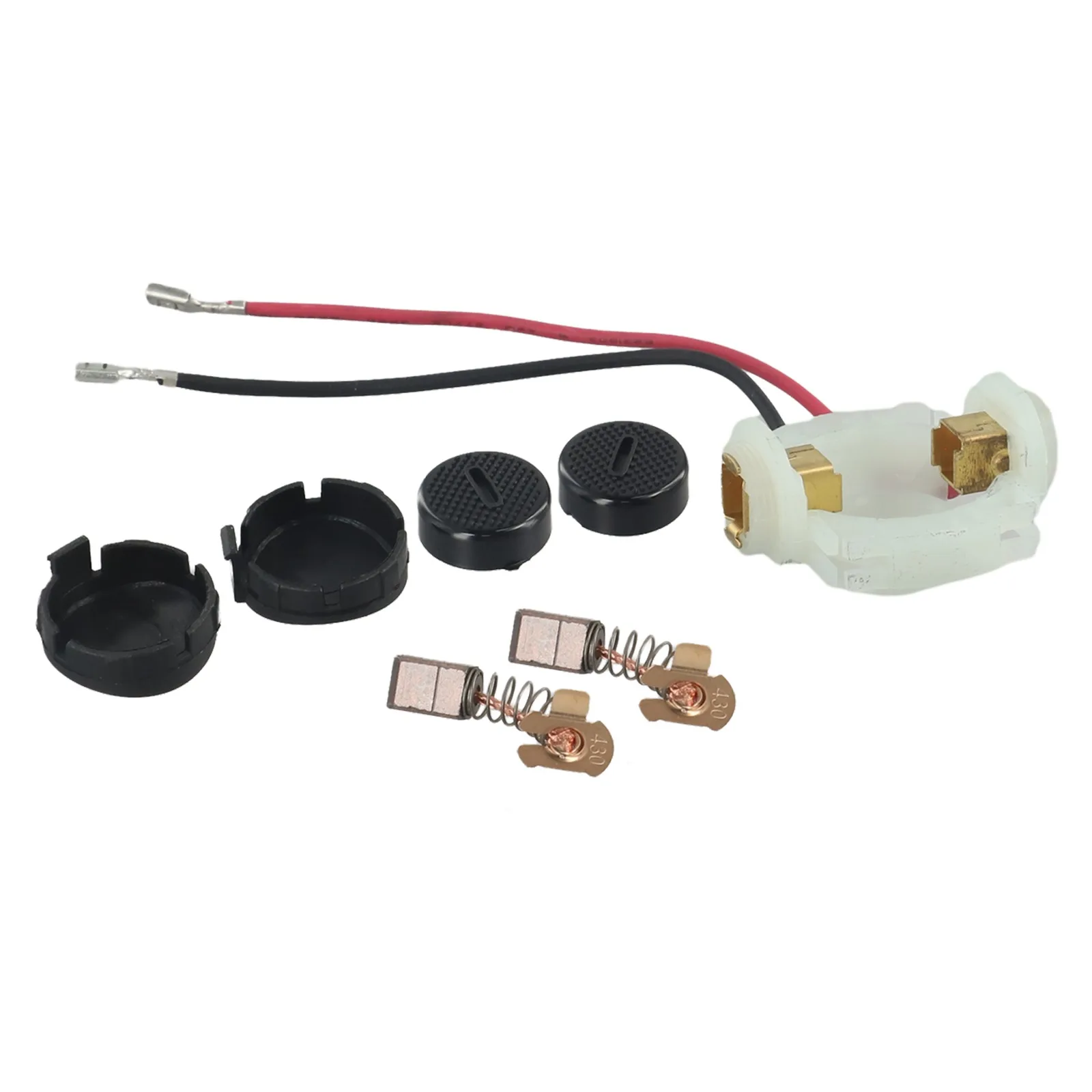 Carbon Brush Holder with Cover Set for CB430 BGA450 BGA452 BJS160 BJS161 Models 638921 2 and 638448 2 Plastic Metal Build