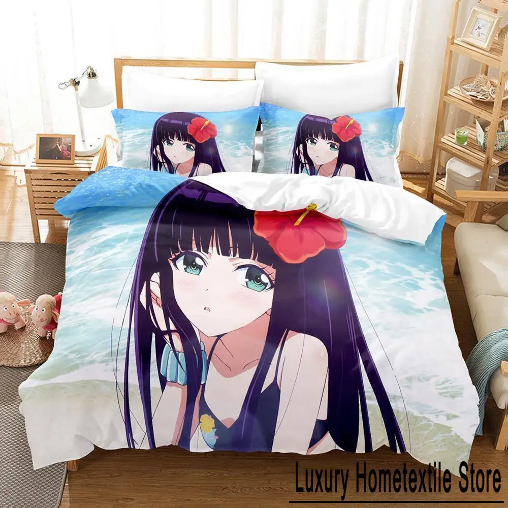 

Twin Star Exorcists Bedding Set Cartoon Anime three-piece set Adult Kid Bedroom Duvet cover Sets 3D Print Kawaii Girl literie