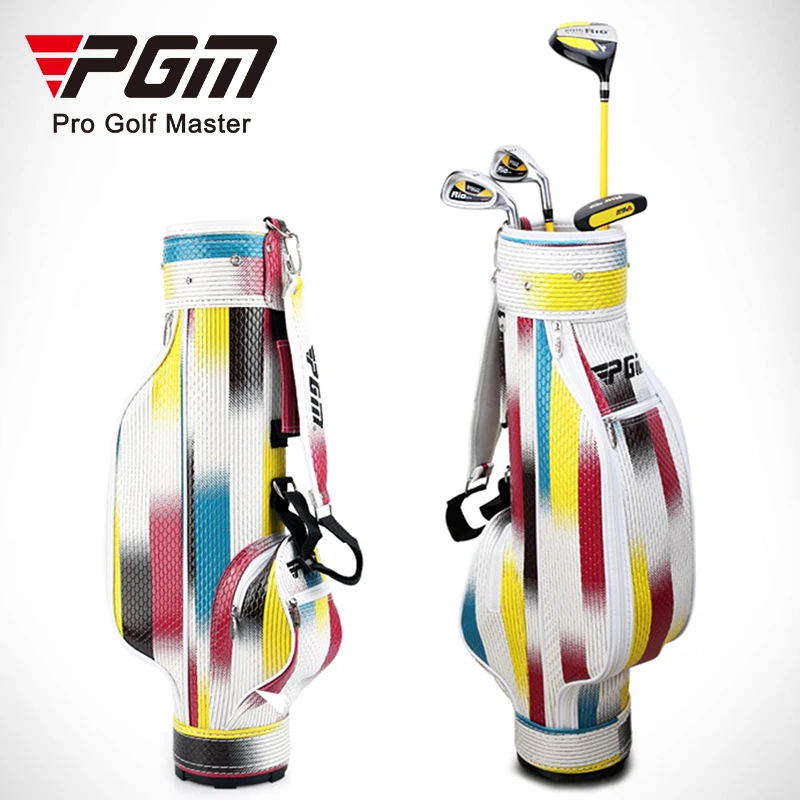 PGM QB019 Customized Junior Boys' PU Carry Golf Staff Bag for Kids
