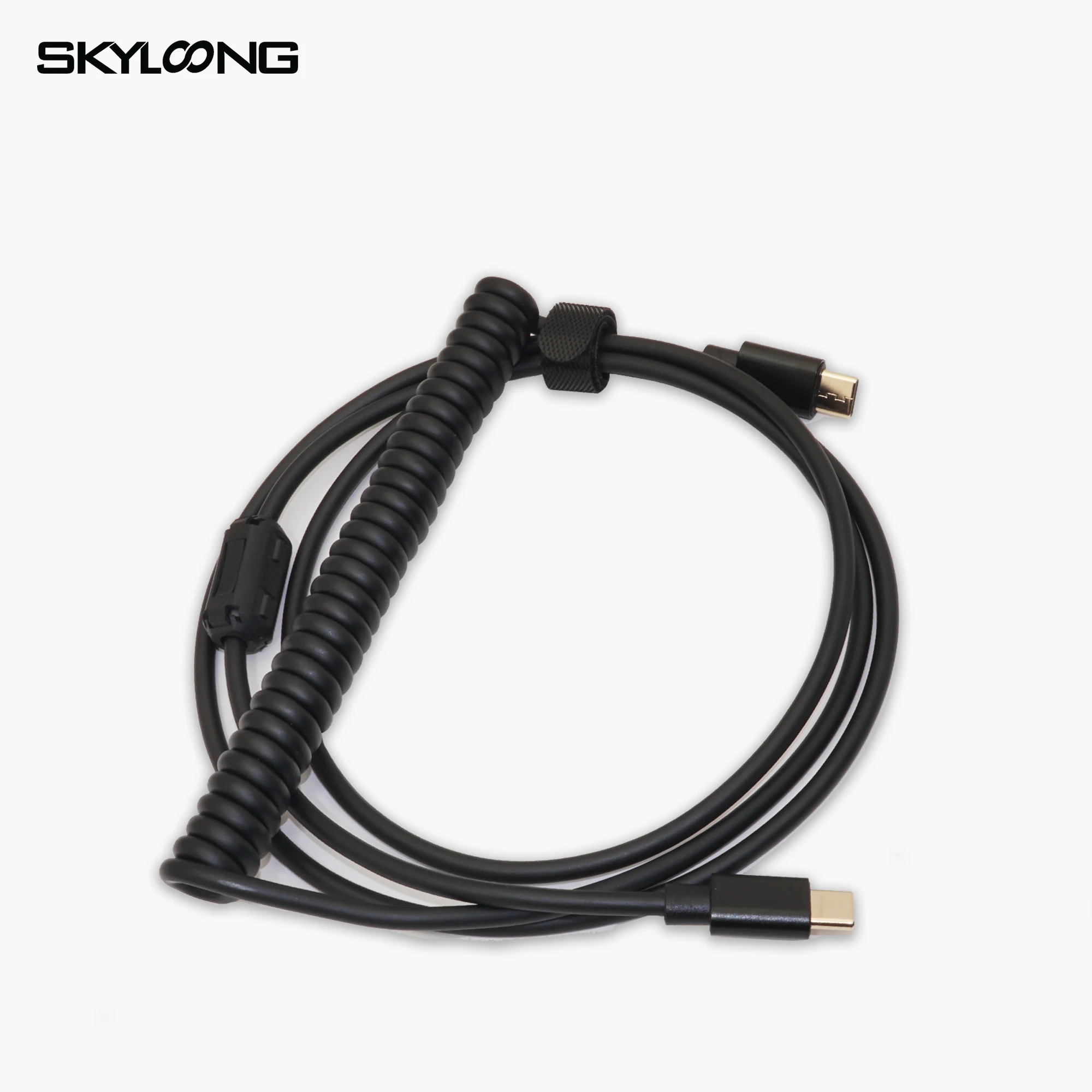 SKYLOONG Typ C auf Typ C Tastaturkabel Datenkabel Ladeübertragungskabel Federkonvertierungsstecker USB Typ A unterstützt eine Vielzahl von Geräten