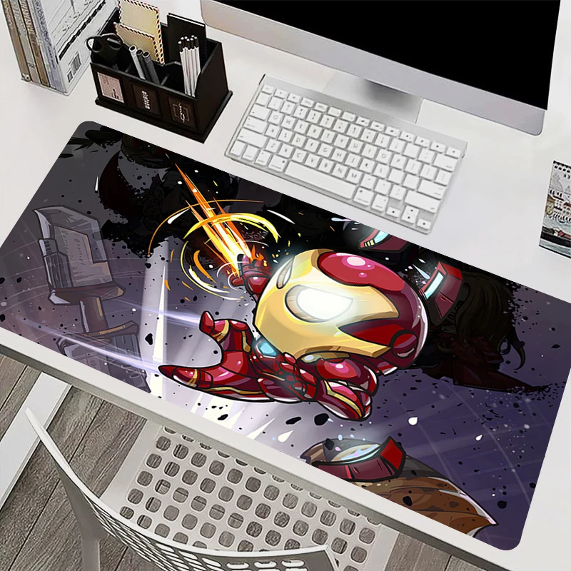 Imagem -02 - Marvel Homem de Ferro Gaming Mouse Pad Laptop Kawaii Gaming Acessórios pc Mat Anime Gabinete do Jogo Mousepad Mat Tabela Xxl 900x400