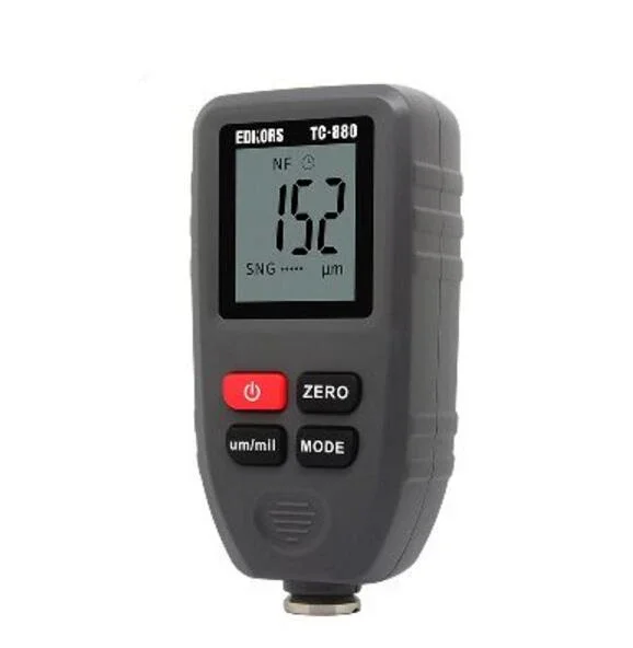 Portable 0~1300um(0~51.2mil) Ferrous and Non-Ferrous 2 in 1 Paint Coating Thickness Meter Gauge