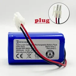 2800mAh 14.8V RS-RT900866 Li-ion Battery Side Brush For Rowenta Tefal Explorer Serie 20 40 60 Robot Vacuum Cleaner Accessories