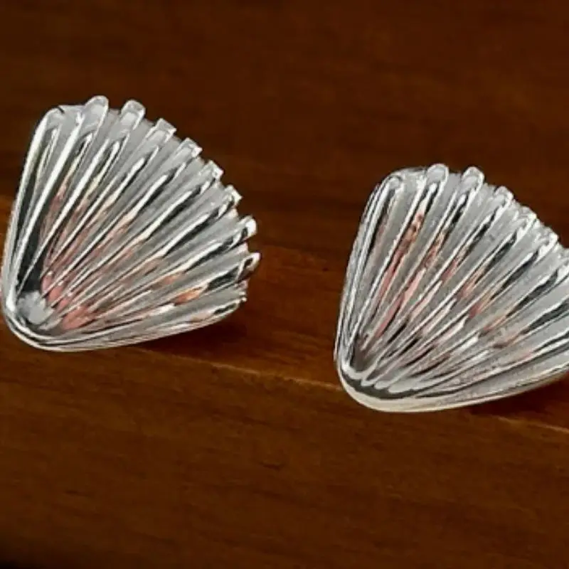 Shell temperament, women's luxury earrings, fashionable brides, wedding dresses, accessories, jewelry