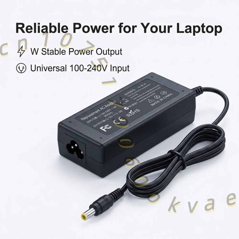 Laptop Charger 19V 3.16A AC Power Adapter for Samsung R458 R467 R428 5.5x3.0mm Power Supply Cord