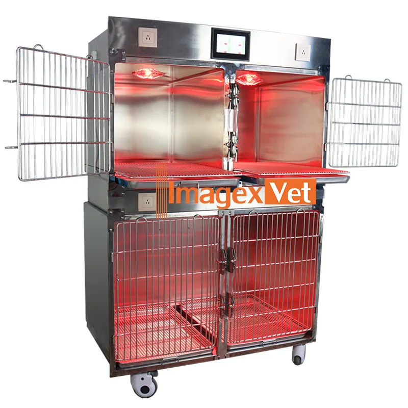 Veterinary Infrared Therapy Cage for Pet Recovery IMVC-004-New