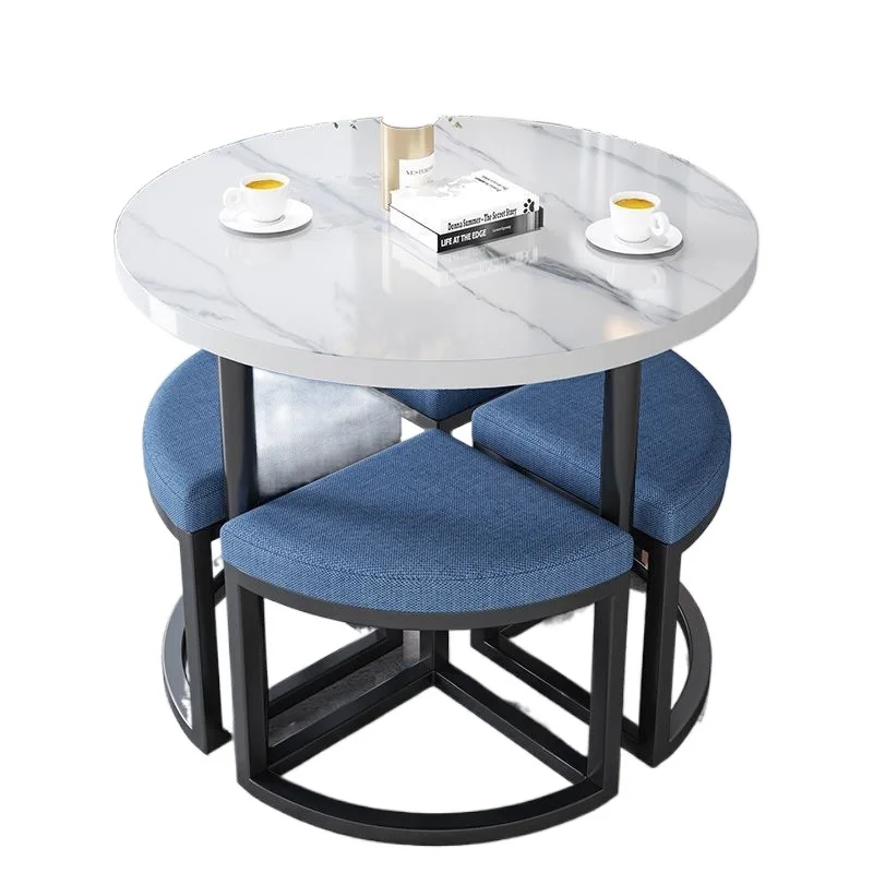 Simple reception negotiation table and chair combination shopping mall store meeting table