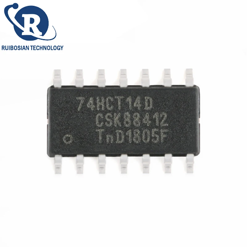 10PCS/LOT 74HCT14D SN74HCT14D HCT14 SOP-14 Shift Register New In Stock