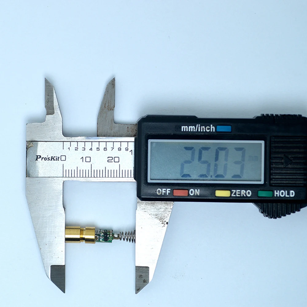 5/10PCS 650nm Red Spring Laser Dot Diode Module Dot Laser Aiming Indication Instrument Measurement DC2.7-5V