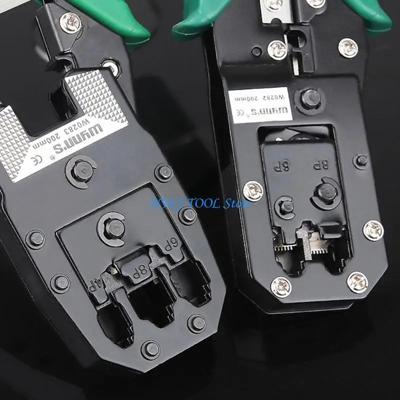 

L8RC High Carbon Steel Cable Crimping Pliers with Non slip Handle for Home, Offfice