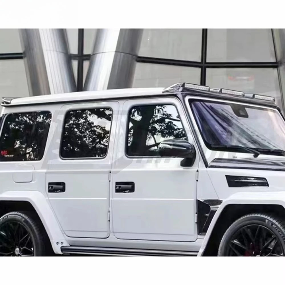 MSY Style Dry Carbon Fiber a Pillar & Roof Pillar Trim Set for G-Class W464 G500  G63