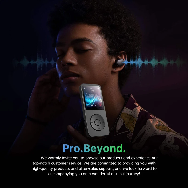 مشغل MP3 من النوع C جهاز Walkmen المحمول مزود بتقنية البلوتوث 5.4 متوافق مع الكتب الإلكترونية وتسجيل راديو FM الرياضي مع بطاقة 32 جيجا/64 جيجا TF #6