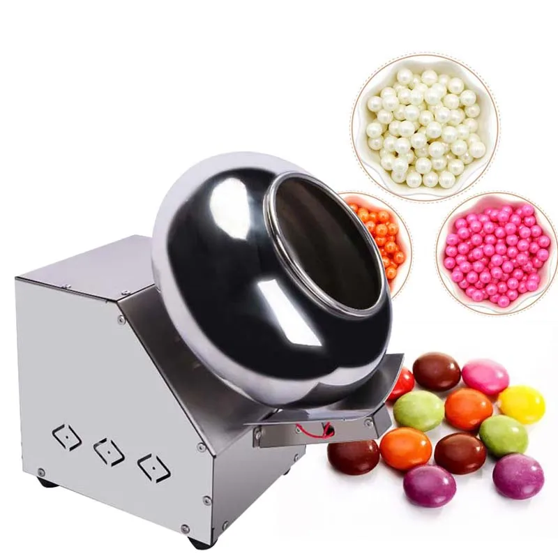 Coating Polishing Machine Small Sugar Film Coating Pan Machine For Tablet Chocolate Dragee Peanut