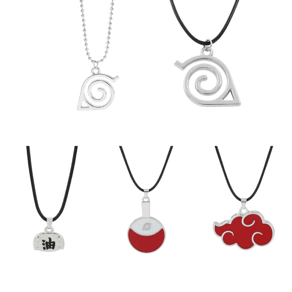 Hot selling anime Red Cloud necklace Uchiha Shisishi organization cosplay men's fashion bracelet fan gift