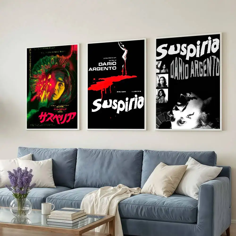 Classic Giallo Suspiria Horror film Posters Dormitory Decorations Bedroom And Living Room Wall Murals Souvenirs