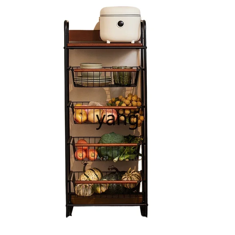 

LH kitchen multi-functional rack floor-to-ceiling household seasoning cabinet pull-out multi-layer storage rack