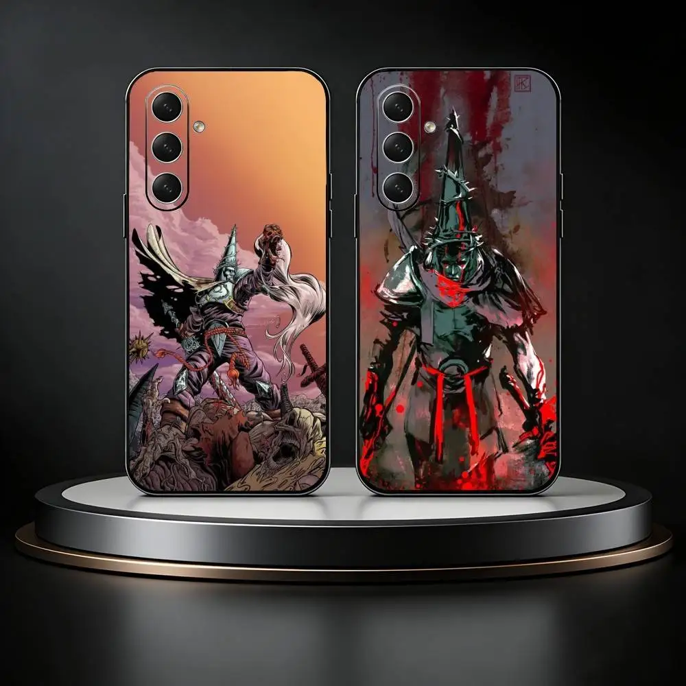 B-Blasphemous Game Phone Case For Samsung Galaxy A73,21,22,32,71,53,52,51,80,5G Soft Black Cover