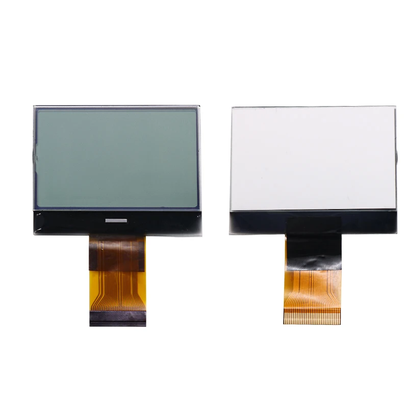 COG with Iron Frame SPI Serial Parallel Port ST7565R LCD Screen，12864-29LCD Reflective Backlight Free Dot Matrix Module
