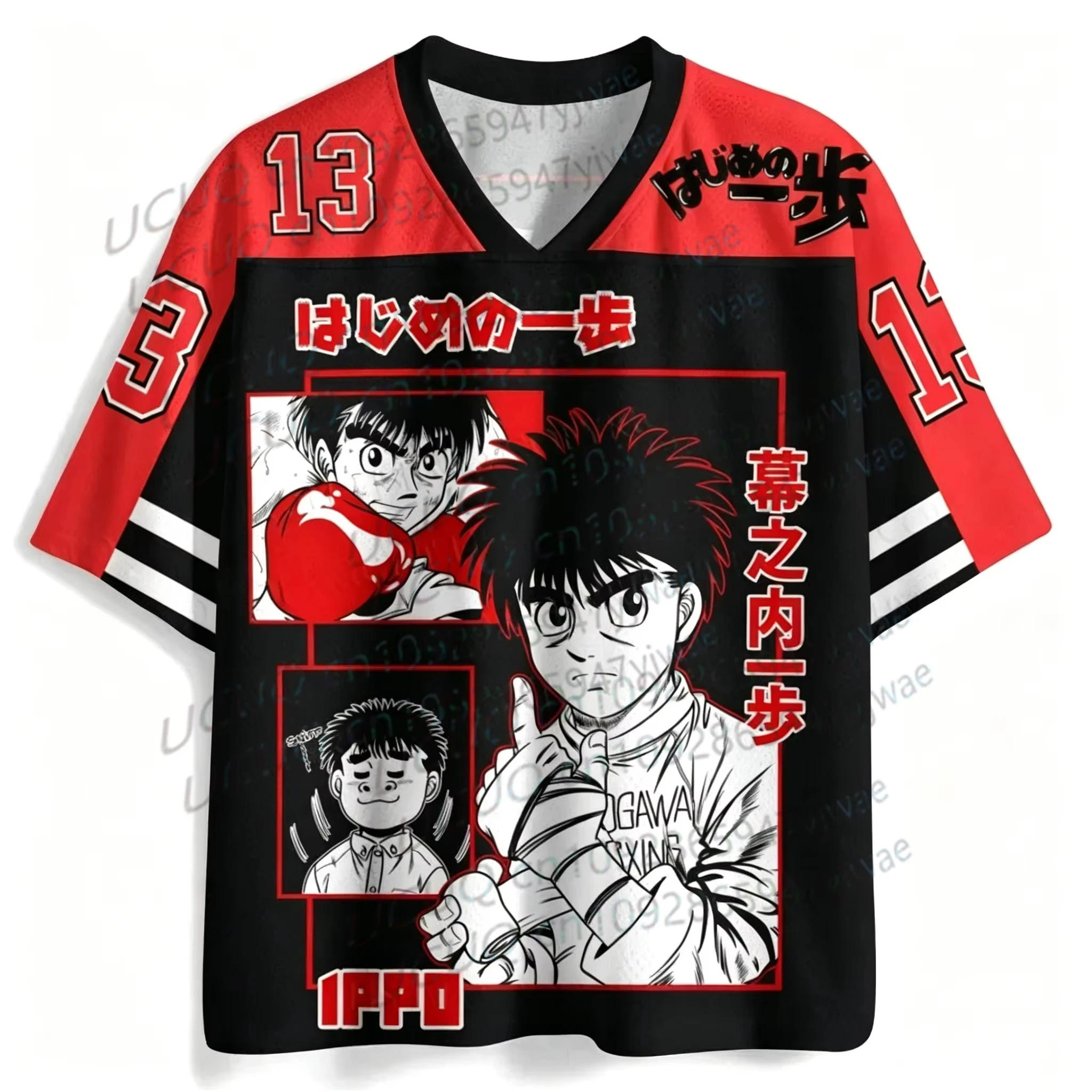 Summer Men's Women's Short Sleeve Tee Casual Cute Hajime no Ippo Hot Anime Fans Kid T-shirt Tops Y2K Jersey Tops