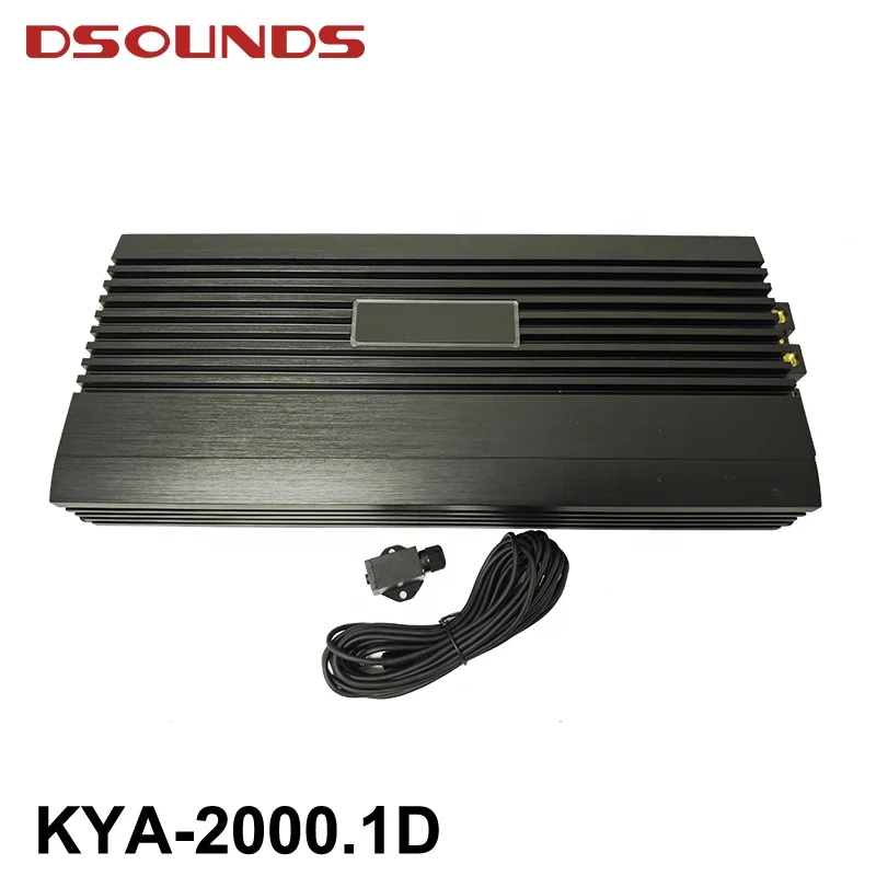 

2000W Monoblock Car Amplifier Ultra SPL Powerhouse with Gold-Plated Terminals and Remote Control for Car Audio Bass Systems