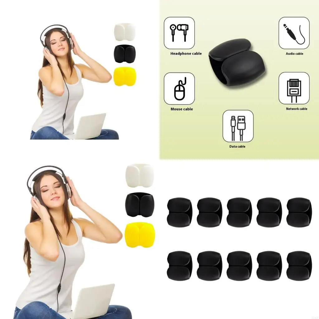 

900F Multipurpose Cable Holder Prevents Messy Wire for Electronics Accessories