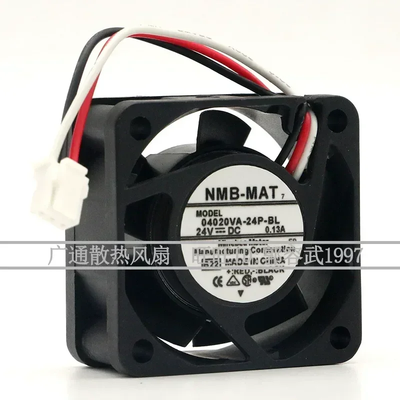 for NMB 4CM 04020VA-24P-BL 24V 0.13A Cooling Fan for Yaskawa 7 Series Driver Original Replacement