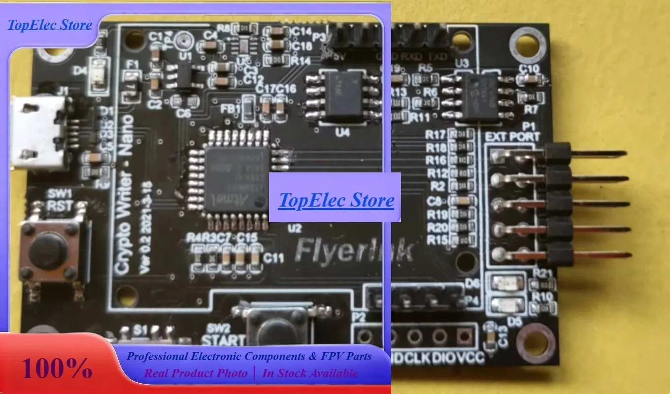 TOPesSha204/ecc608 Encryption Chip Online Debugger Burner, Compatible With Dm320109, Single Motherboard