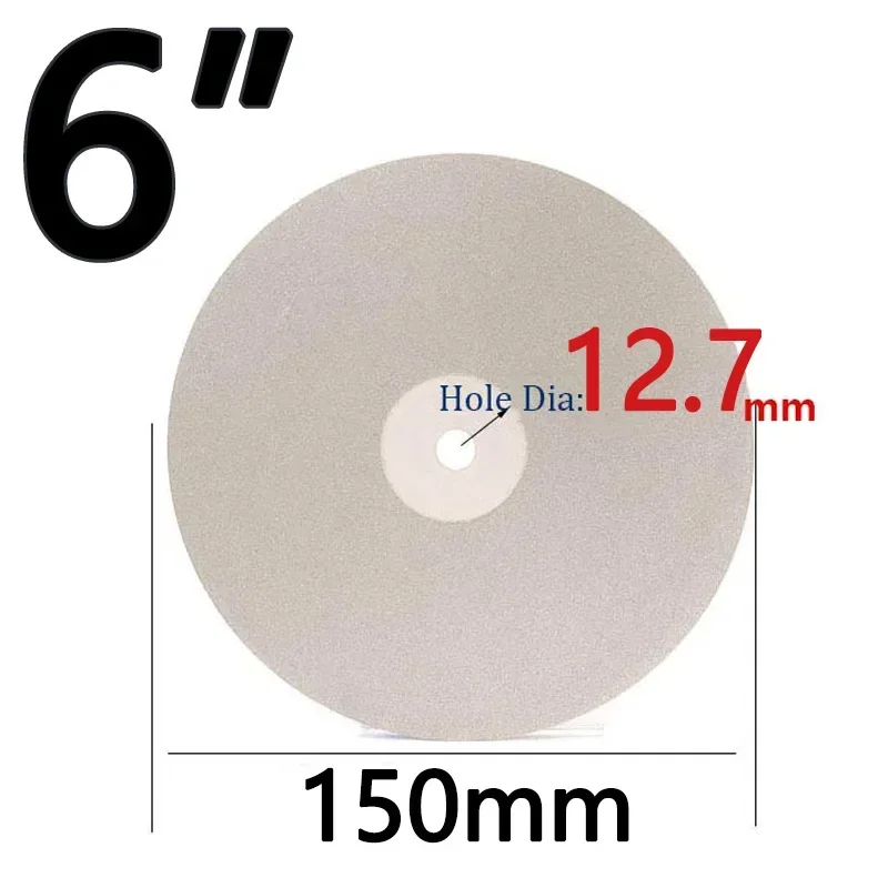 6/8/10 inch Diamantpolijstschijf Platte Lap Slijpschijf Disc Jade Kristal steen Glas Rondjes Tool 46 ~ 3000 Grit
