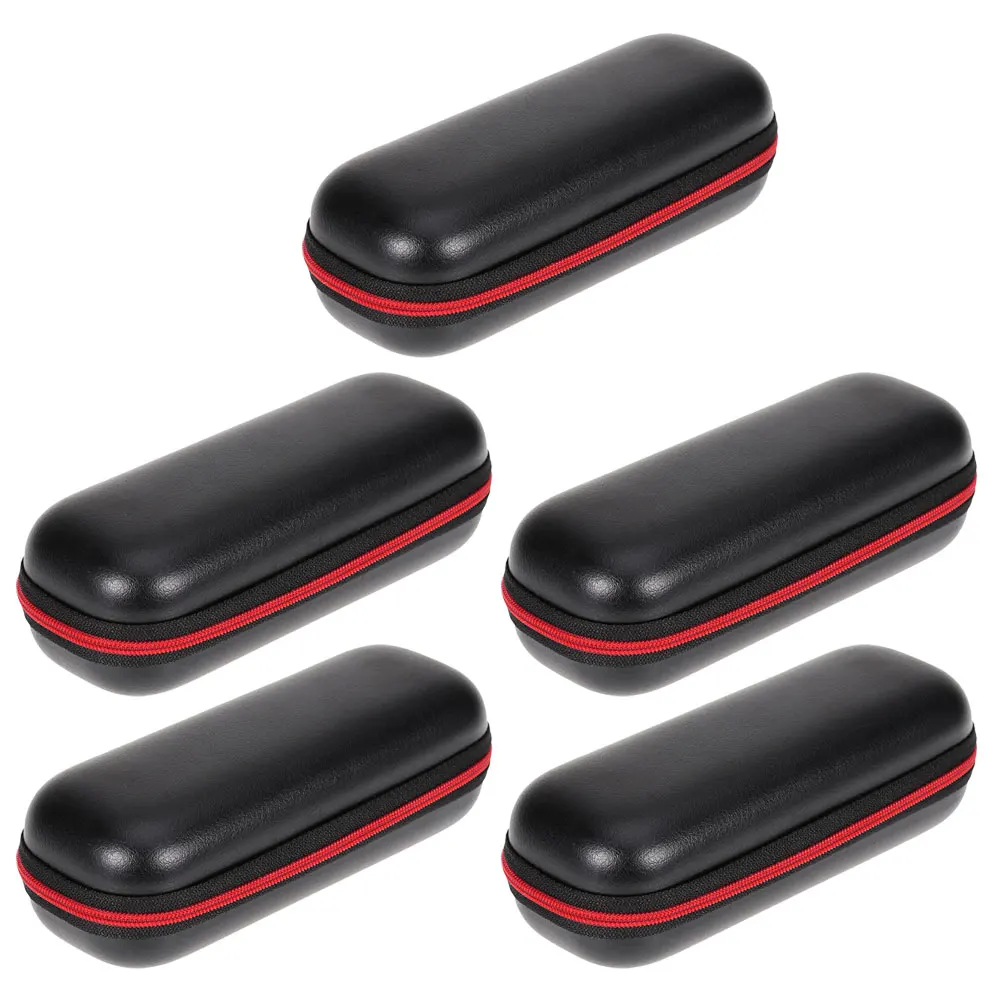 

5 Pcs Storage Box Case Portable Compact Lightweight Travel Jewelry ganizer EVA Material Zipper Eva Watch Storage Box Desktop