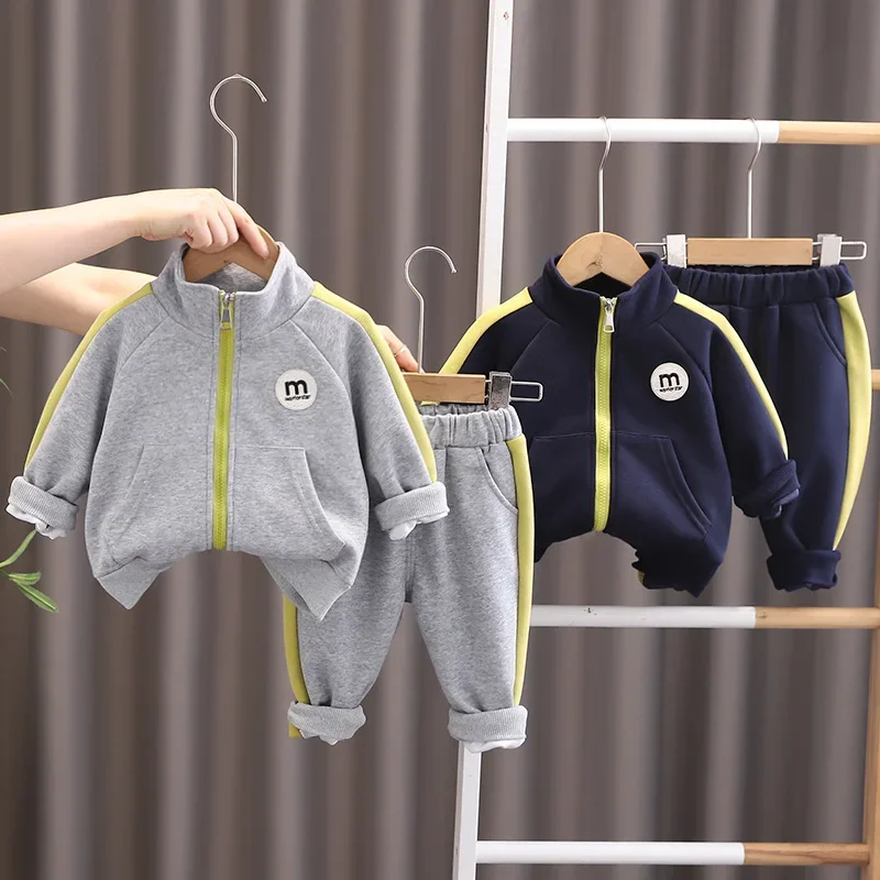 

New Spring Autumn Baby Boys Clothes Suit Children Jacket Pants 2Pcs/Sets Toddler Clothing Infant Casual Costume Kids Tracksuits