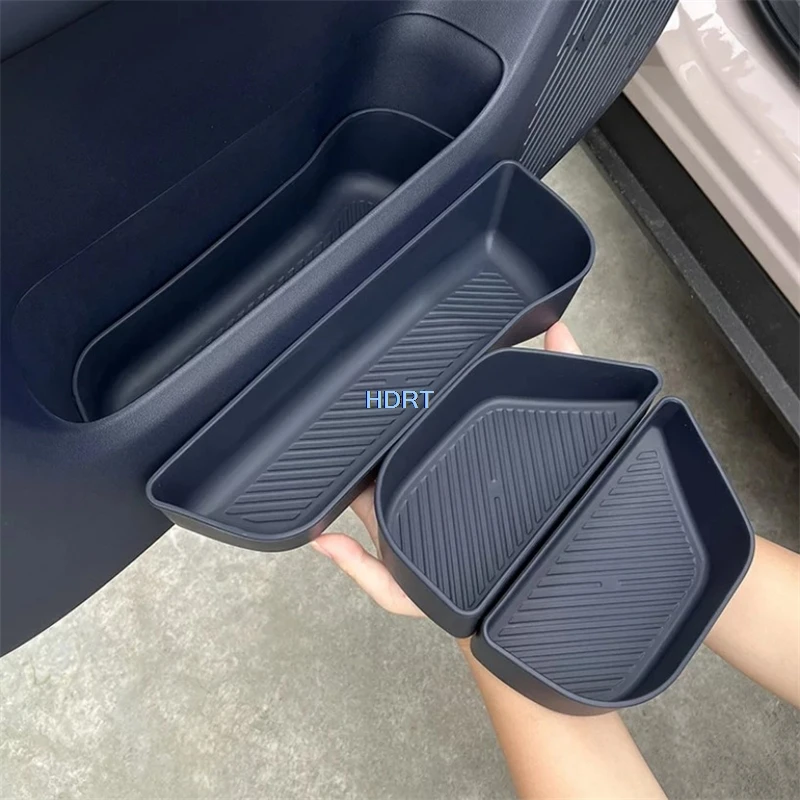 For Leapmotor B03X A10 2026 + Car Style Front Rear Door Storage Box Pocket Dust Proof Pad Container Organizer Cover Accessories