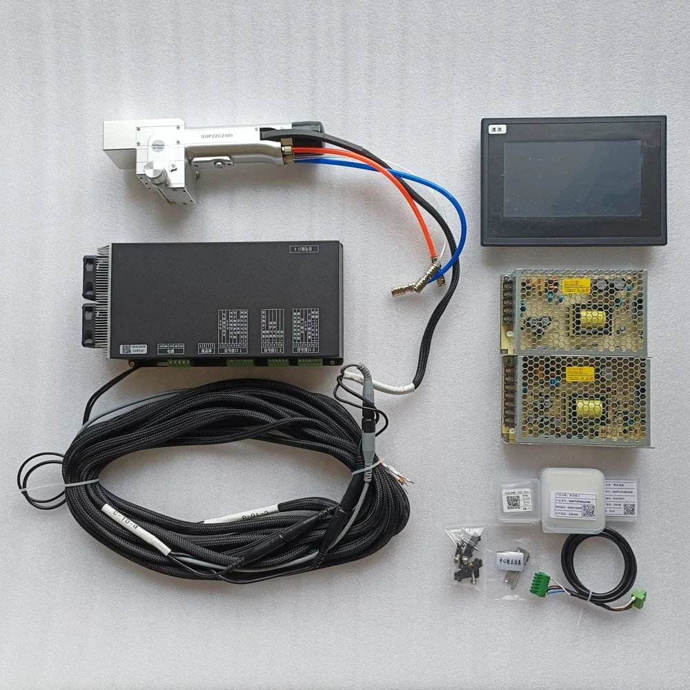 

Fiber laser cleaning head SUP22C with handheld laser cleaning controller card for 1000w 1500w 2000w cw laser cleaning machine