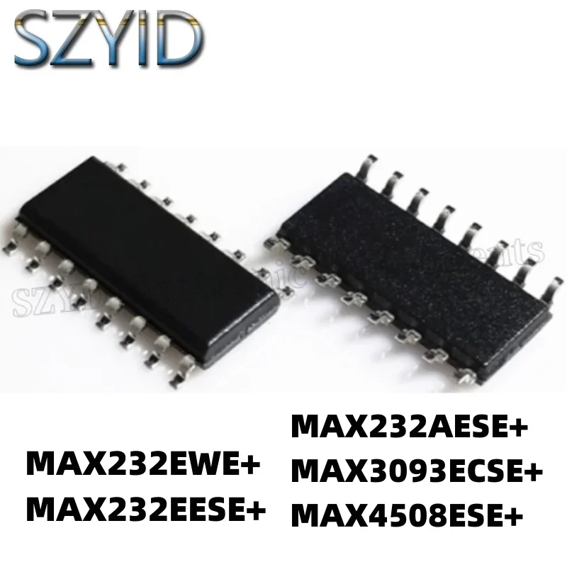 SOP16-MAX232EWE, MAX232EESE, MAX232AESE, MAX3093ECSE, MAX4508ESE, 1Pc