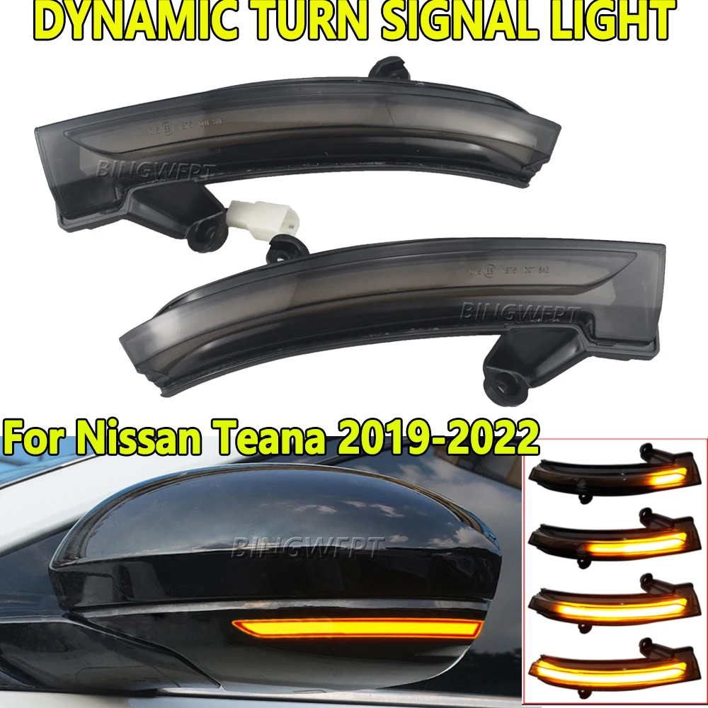 Turn Signal Indicator Car Part For Nissan Altima Teana L33 Sylphy Sentra B17 2013-2018 Side Rearview Mirror Blinker Light