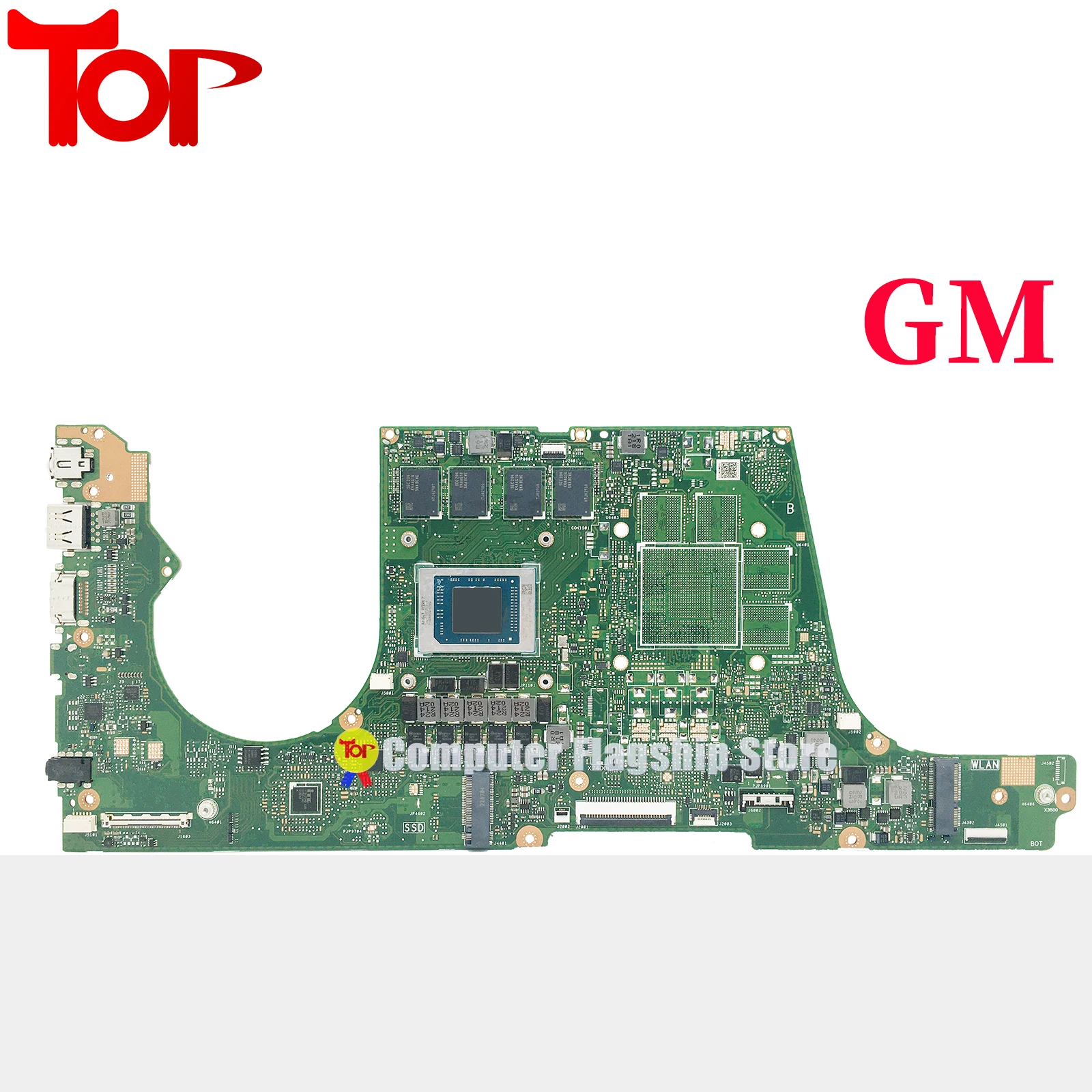 Imagem -05 - Placa-mãe do Portátil para Asus M3500qc M3500qa D3500q M7600qe M7400qc M7600qa M7600q M3401qa M3401qc