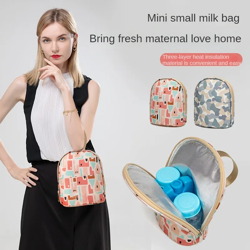 Backpack Milk Insulation Bag Equipped with Refrigerated Go To Work Portable Mini Milk Bottle Cover Milk Insulation Cold Bag Gift